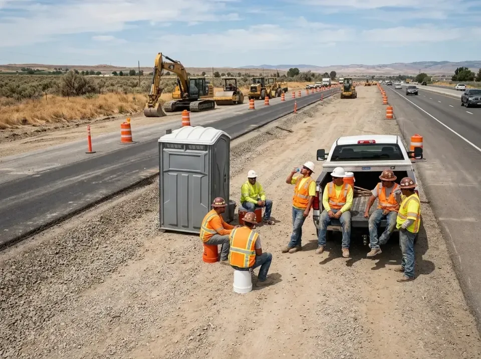 highway-road-construction-crew-007 — frequently asked questions, Porta Potty and Restroom Rentals in Jamestown, ND